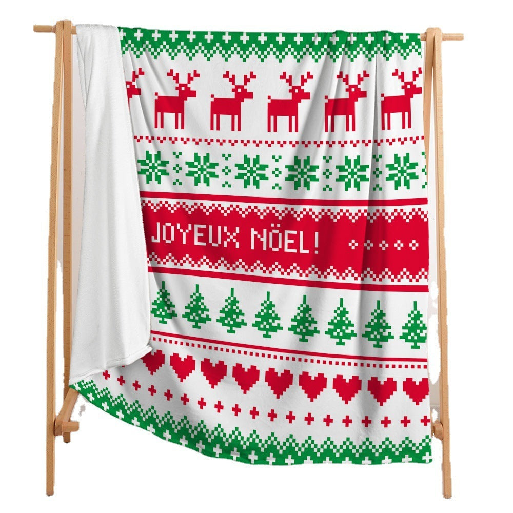 Brehn | Weihnachten 3D Digitaldruck Flanelldecke