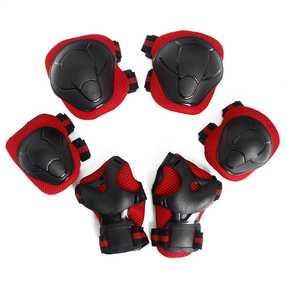 WoSport Schutz Knie- und Ellenbogenschoner Set Brehn