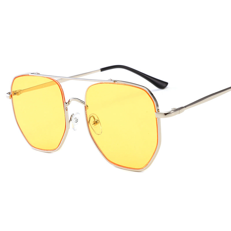 Damen moderne geometrische Sonnenbrille Brehn