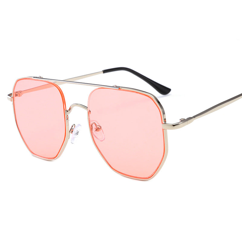 Damen moderne geometrische Sonnenbrille Brehn