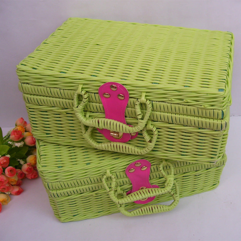 Vielseitige Handgewebte Weidenlagerbox Brehn