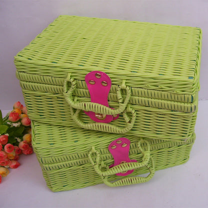 Vielseitige Handgewebte Weidenlagerbox Brehn