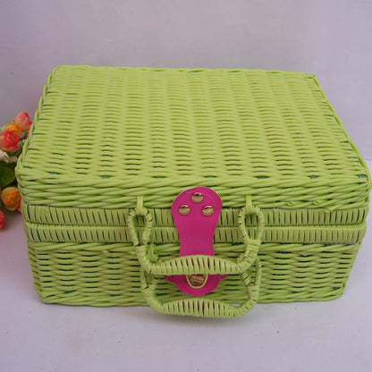 Vielseitige Handgewebte Weidenlagerbox Brehn