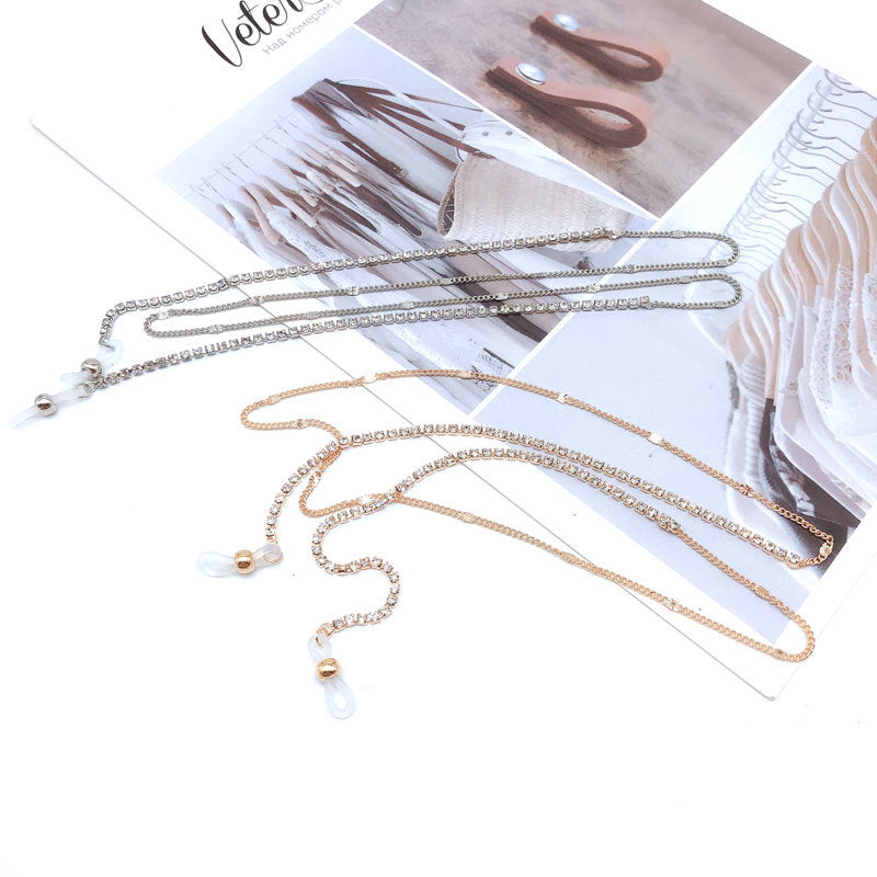 Deluxe Strass-Brille Kette Brehn
