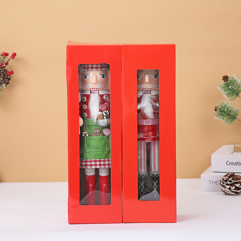 Nussknacker-Set aus Holz, 38 cm, 2-teilig