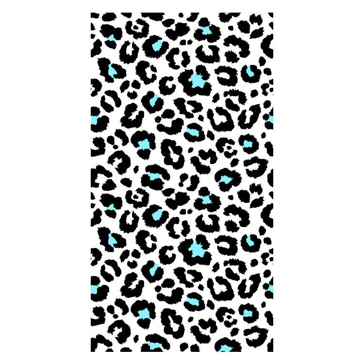 Strandtuch mit auffälligem Leopardenmotiv und bunten Akzenten Brehn