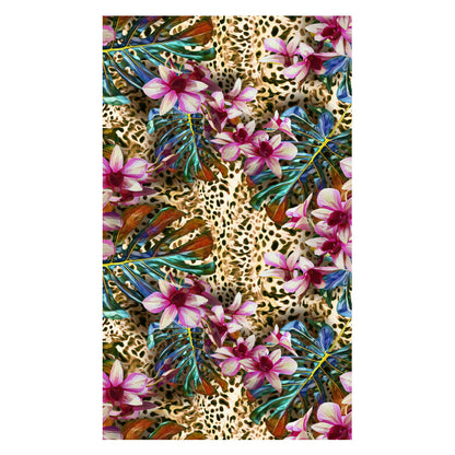 Strandtuch mit kreativem floralem Design Brehn