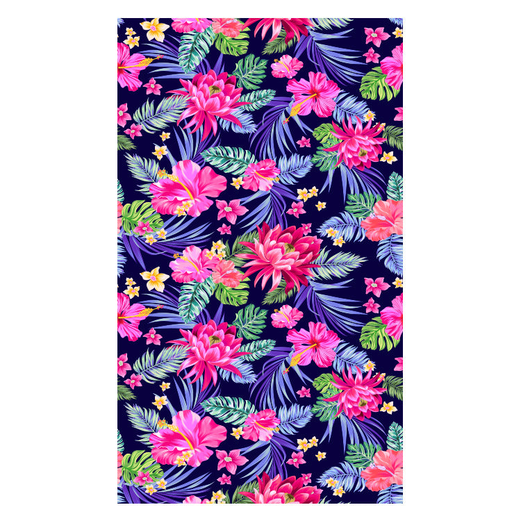 Strandtuch mit kreativem floralem Design Brehn