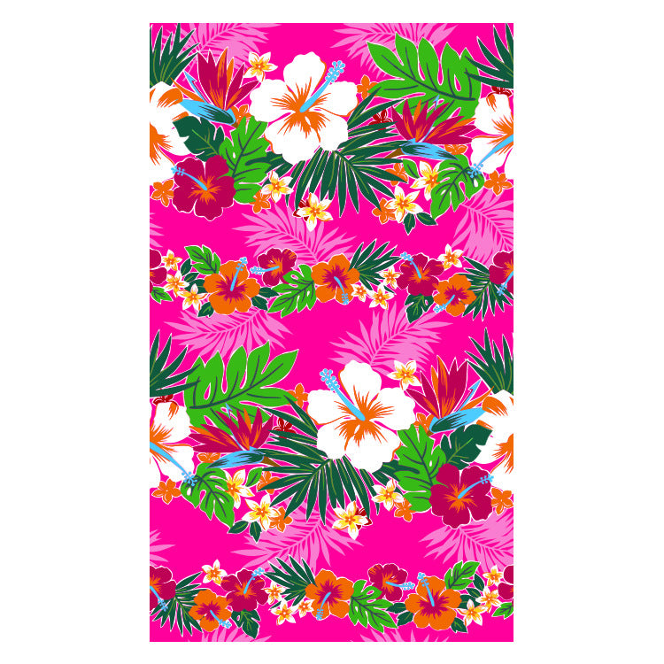 Strandtuch mit kreativem floralem Design Brehn