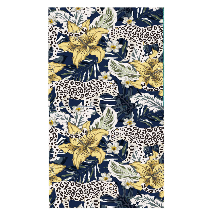 Strandtuch mit kreativem floralem Design Brehn