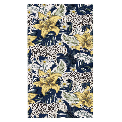 Strandtuch mit kreativem floralem Design Brehn