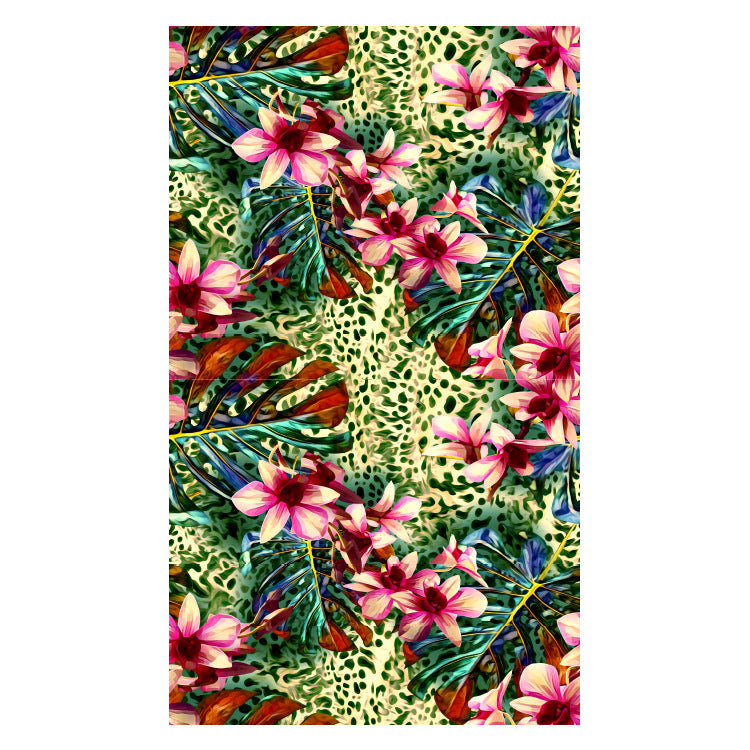 Strandtuch mit kreativem floralem Design Brehn