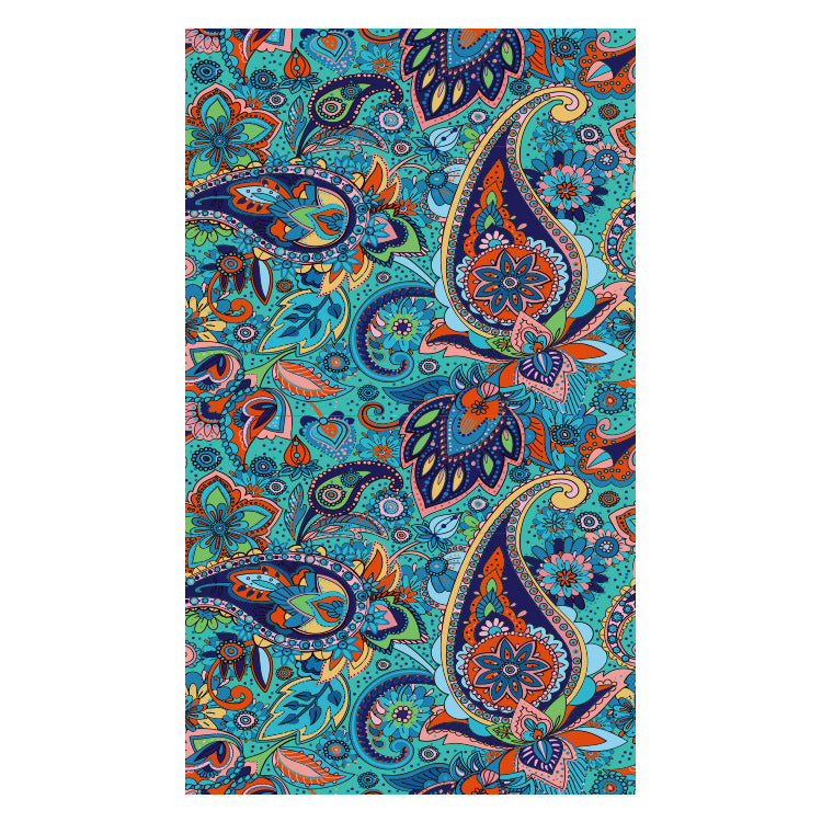 Strandtuch mit kreativem floralem Design Brehn