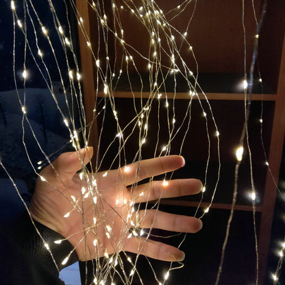 LED-Wasserfall-Lichterkette für Dekorationen