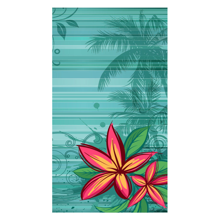 Strandtuch mit kreativem floralem Design Brehn