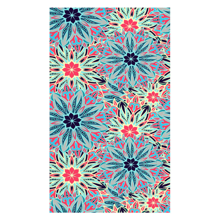 Strandtuch mit kreativem floralem Design Brehn