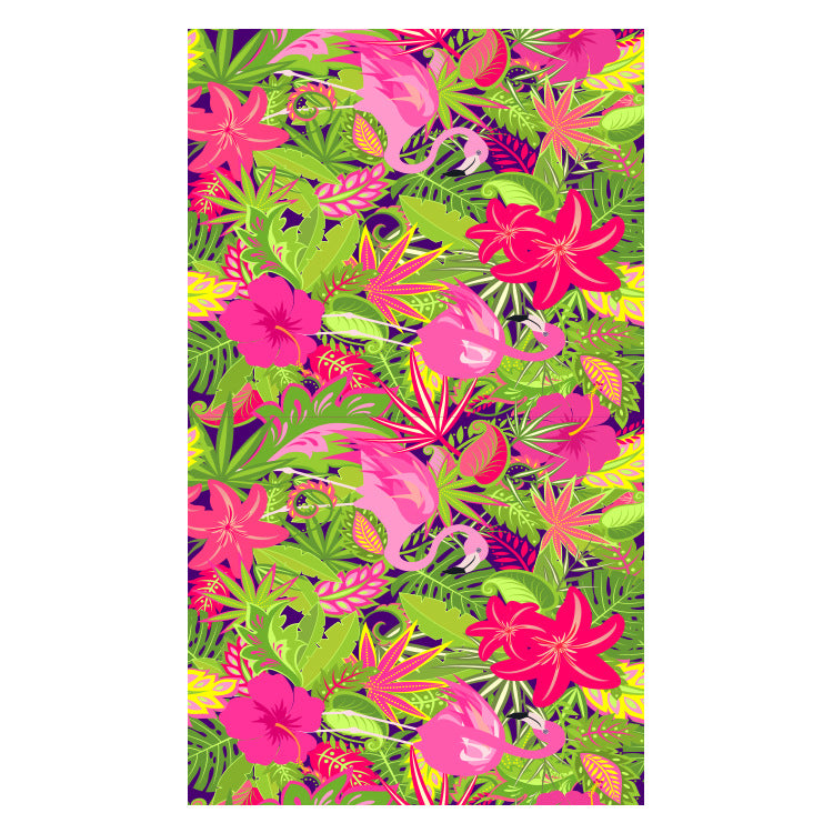Strandtuch mit kreativem floralem Design Brehn