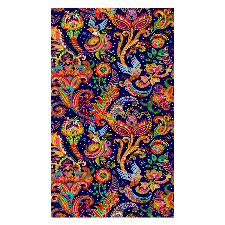 Strandtuch mit kreativem floralem Design Brehn