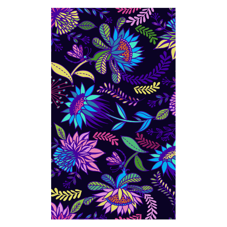Strandtuch mit kreativem floralem Design Brehn