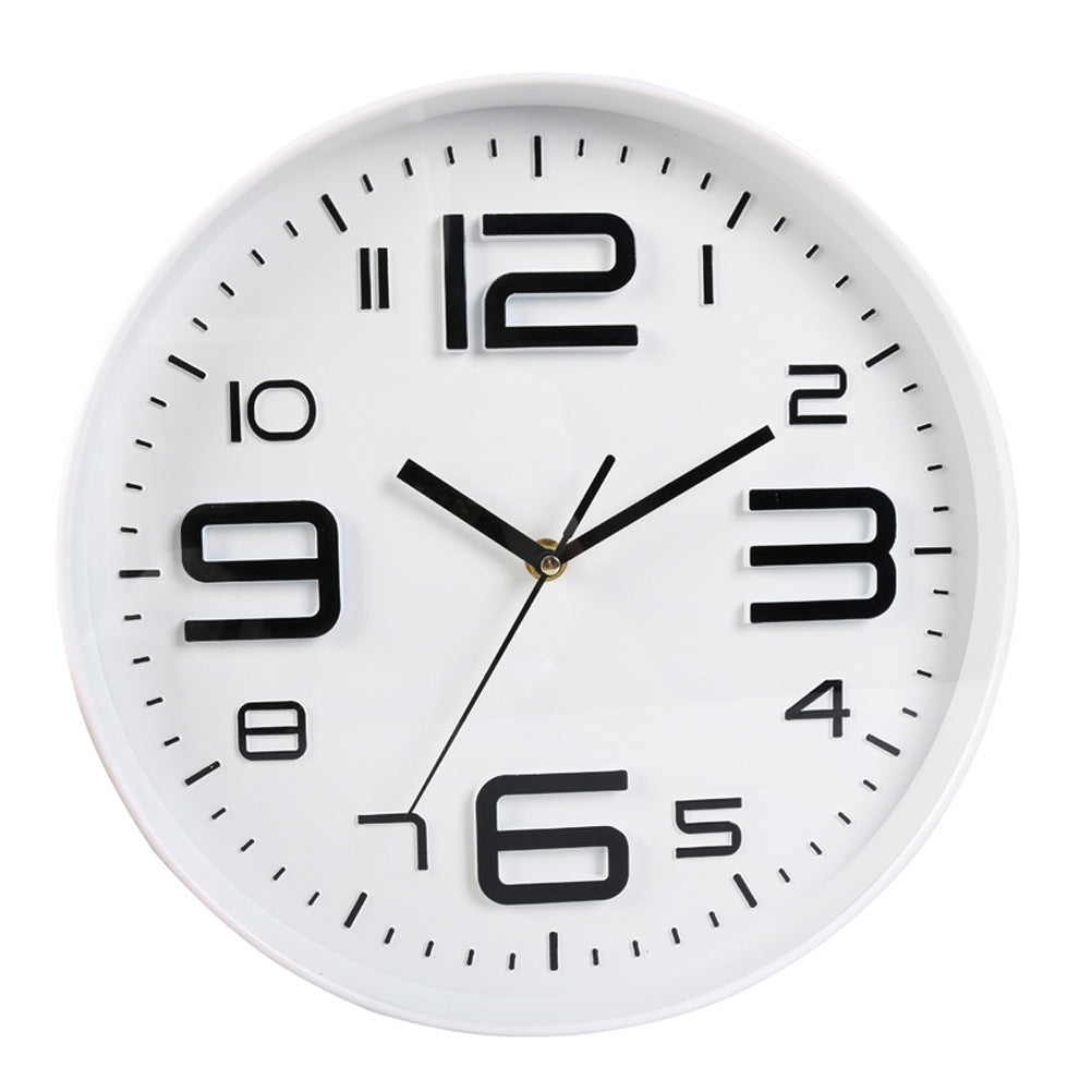 Wanduhr mit großem Ziffernblatt und modernem Design Brehn