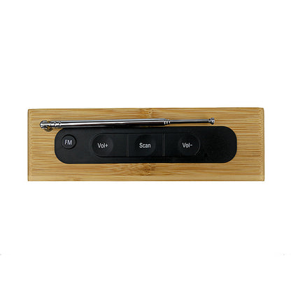 Digitaler Holz-Wecker mit Temperaturanzeige Brehn