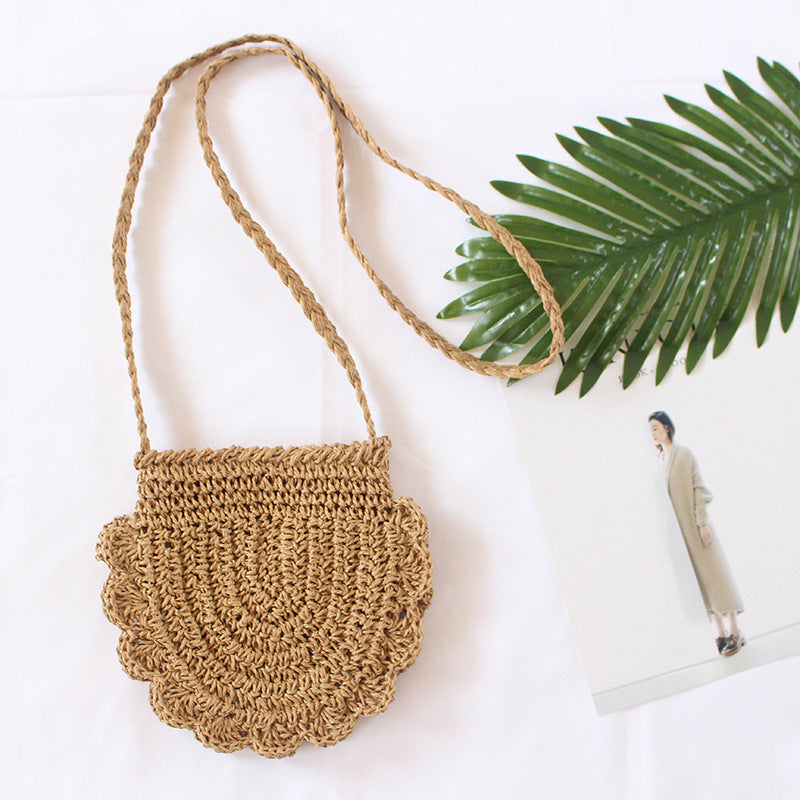 Handgefertigte Strohtasche Brehn