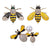 Dekorative von Bienen inspirierte Brosche Brehn
