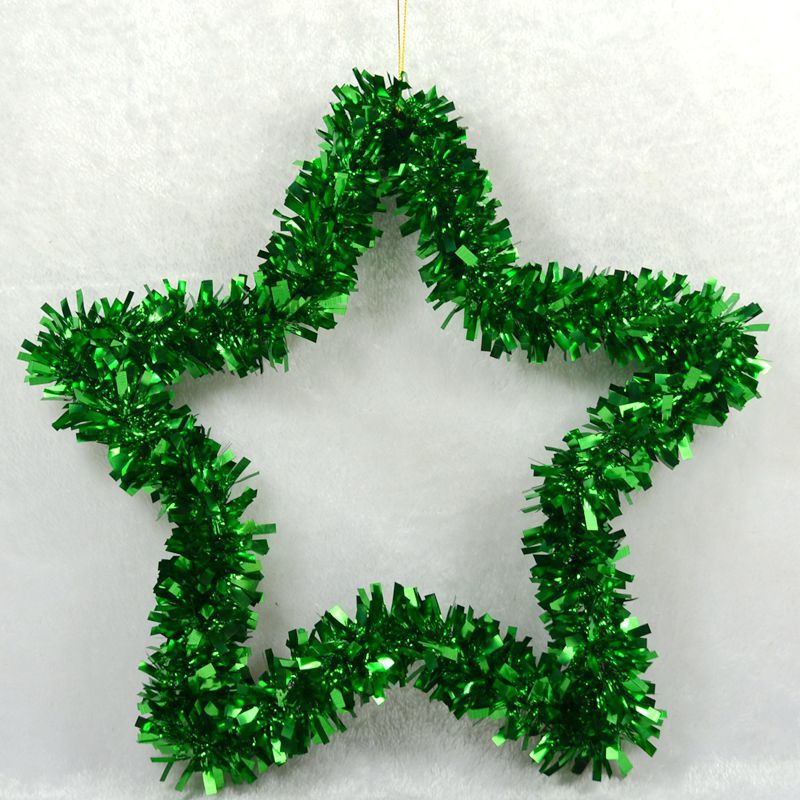 Dekorative Weihnachtsstern Girlande