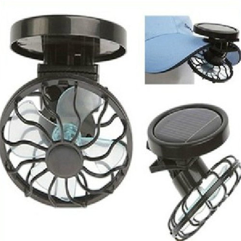 Unisex nan klippbarer Solar-Clipventilator für Kappen, Hüte und Outdoor mit Sicherheitsgitter Brehn