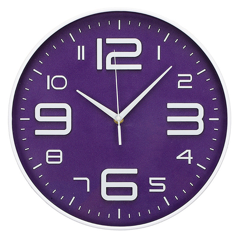 Wanduhr mit großem Ziffernblatt und modernem Design Brehn