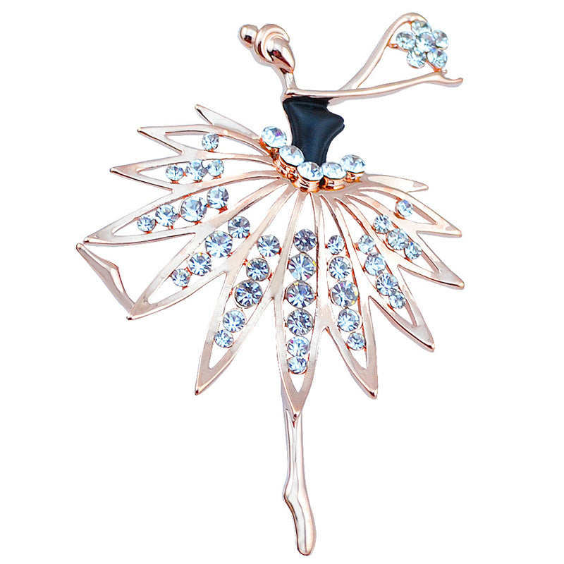 Künstlerische von Ballerinas inspirierte Brosche Brehn