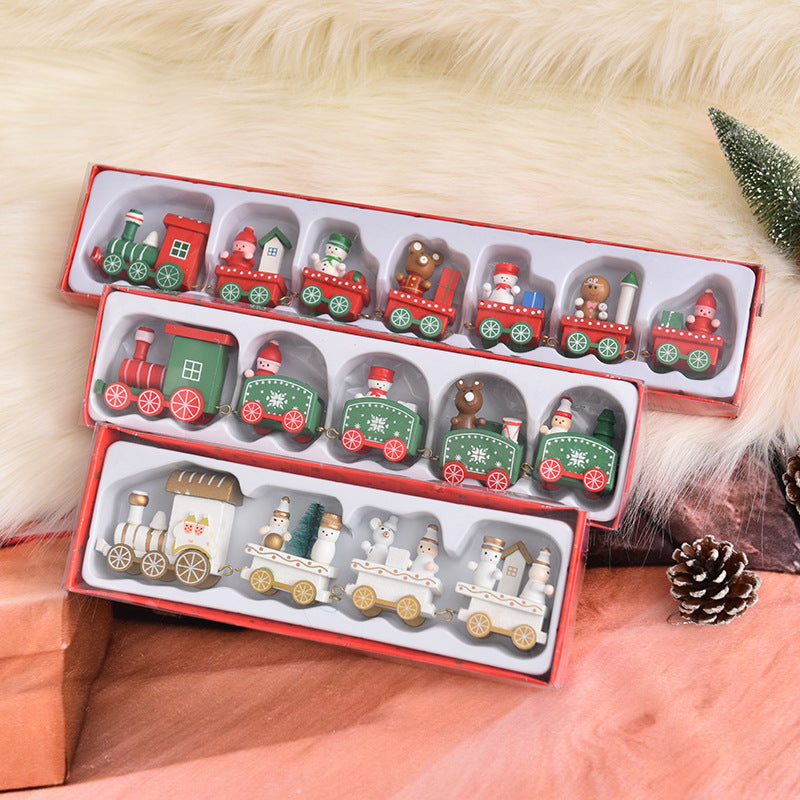 Weihnachtszug Dekofigur Set