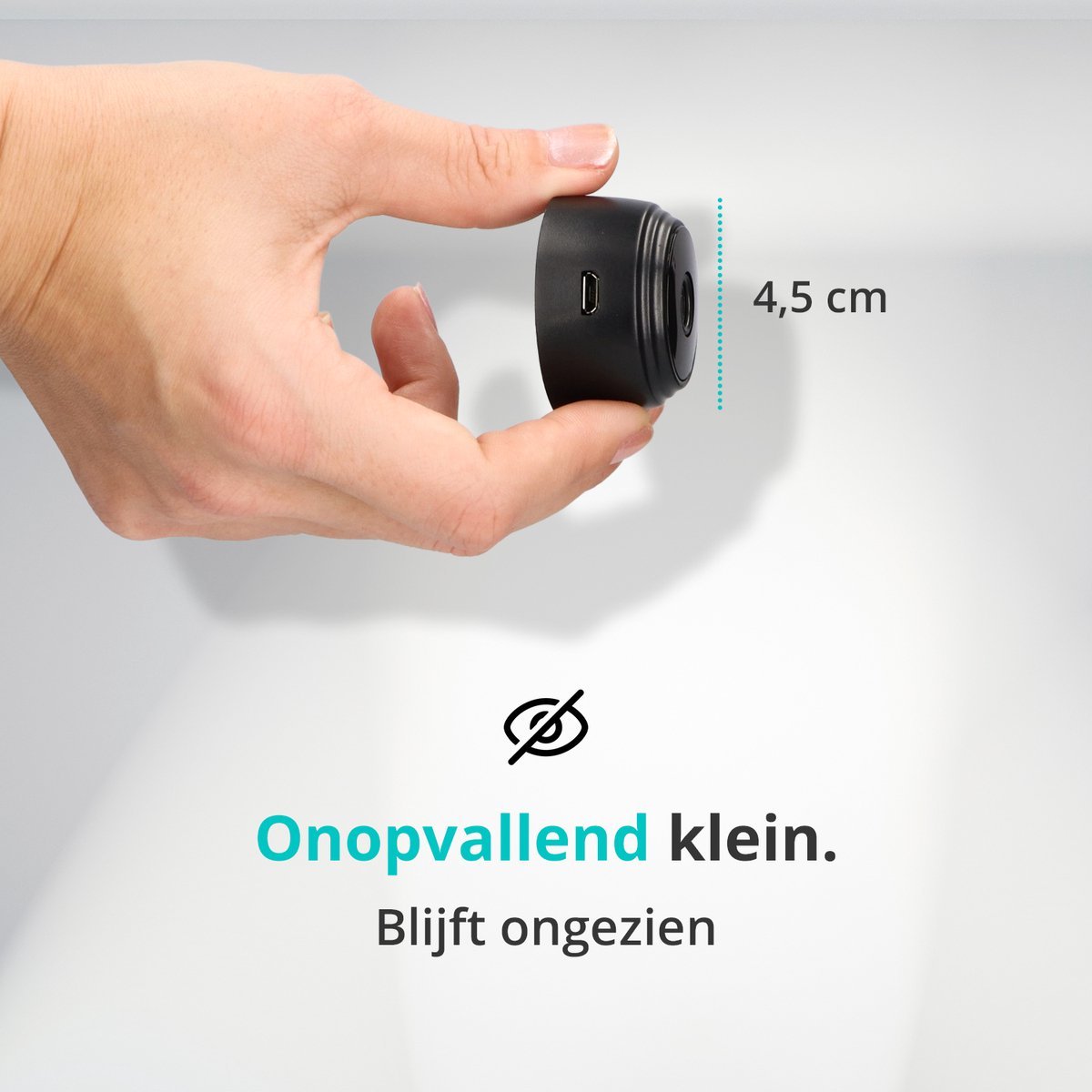 Brehn | SafetyCam WiFi Kamera - Ultra kompakte 1080p WiFi Kamera für maximale Sicherheit