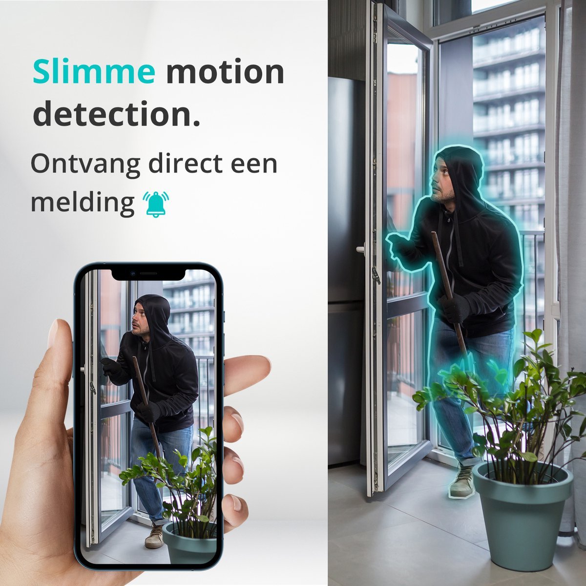 Brehn | SafetyCam WiFi Kamera - Ultra kompakte 1080p WiFi Kamera für maximale Sicherheit