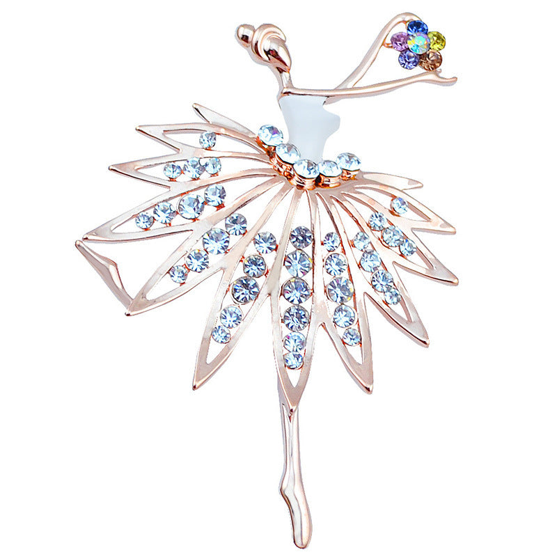 Künstlerische von Ballerinas inspirierte Brosche Brehn