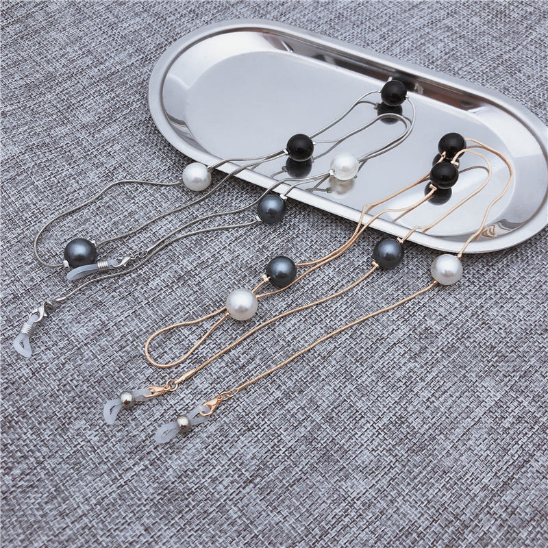 Elegante Perlenakzent Eyewear Kette Brehn