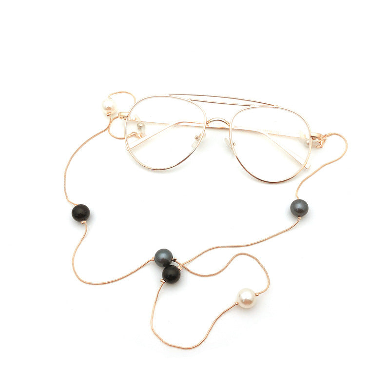 Elegante Perlenakzent Eyewear Kette Brehn