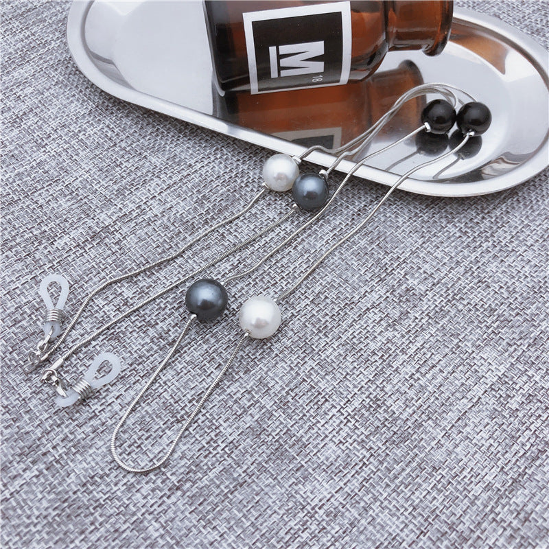 Elegante Perlenakzent Eyewear Kette Brehn