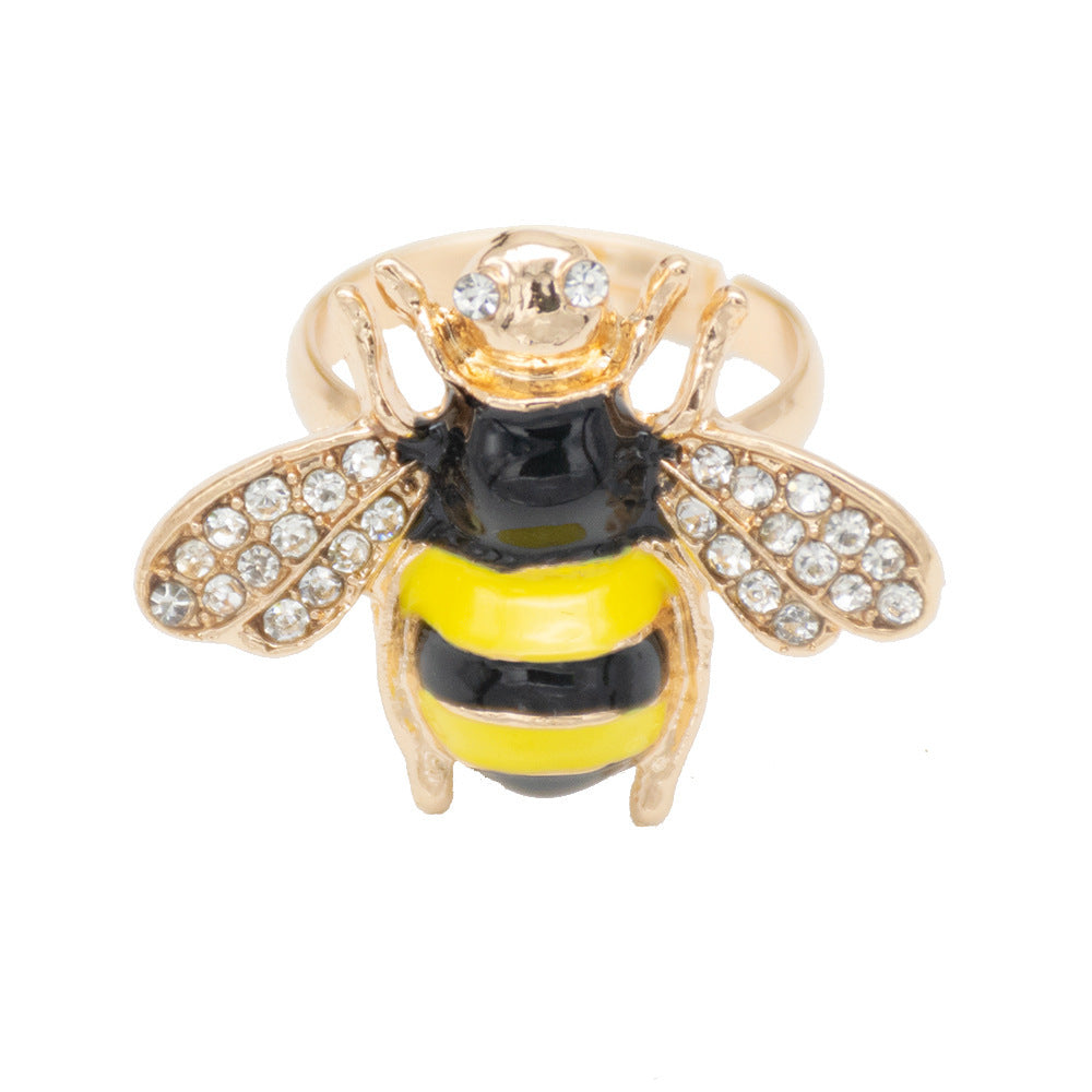 Dekorativer von Bienen inspirierter Statet Ring Brehn