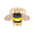 Dekorativer von Bienen inspirierter Statet Ring Brehn