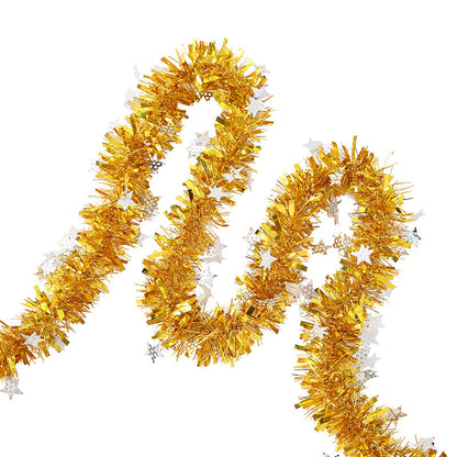 Glänzende Weihnachtsgirlande