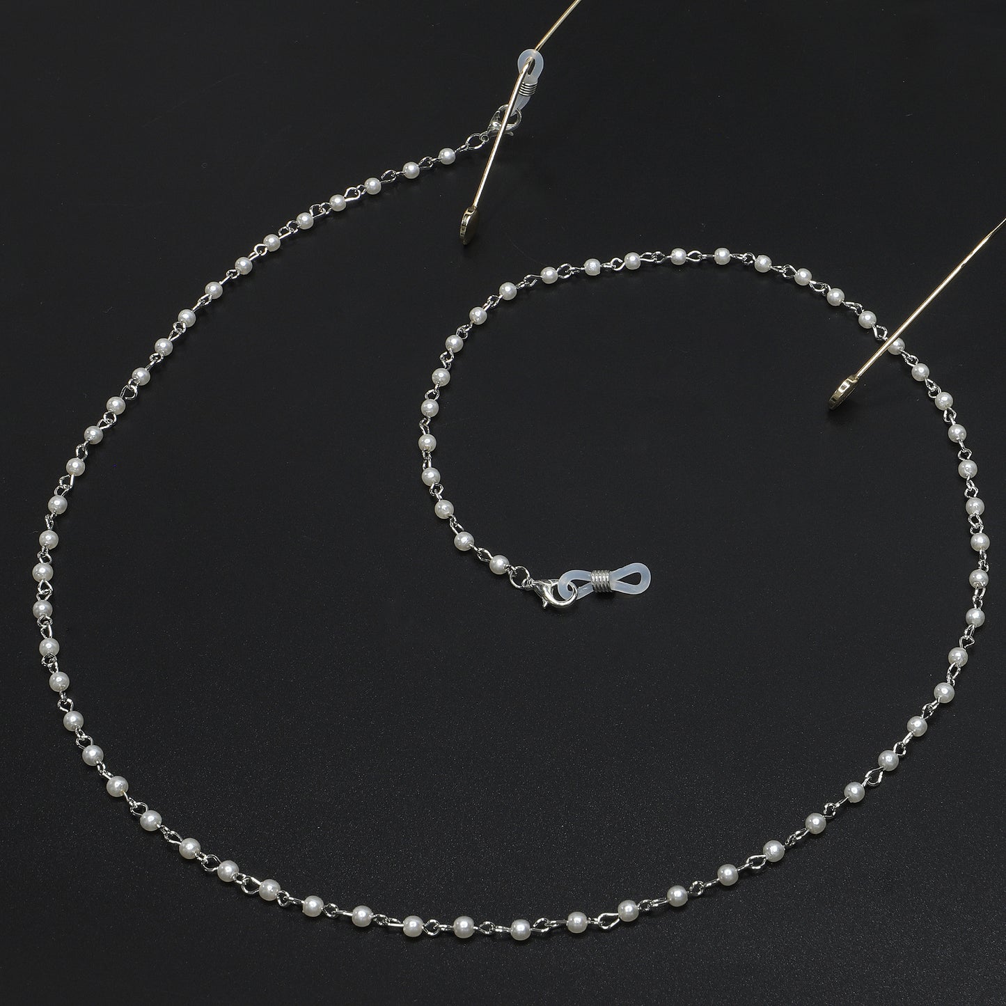 Elegante Perlen Brillen Kette Brehn