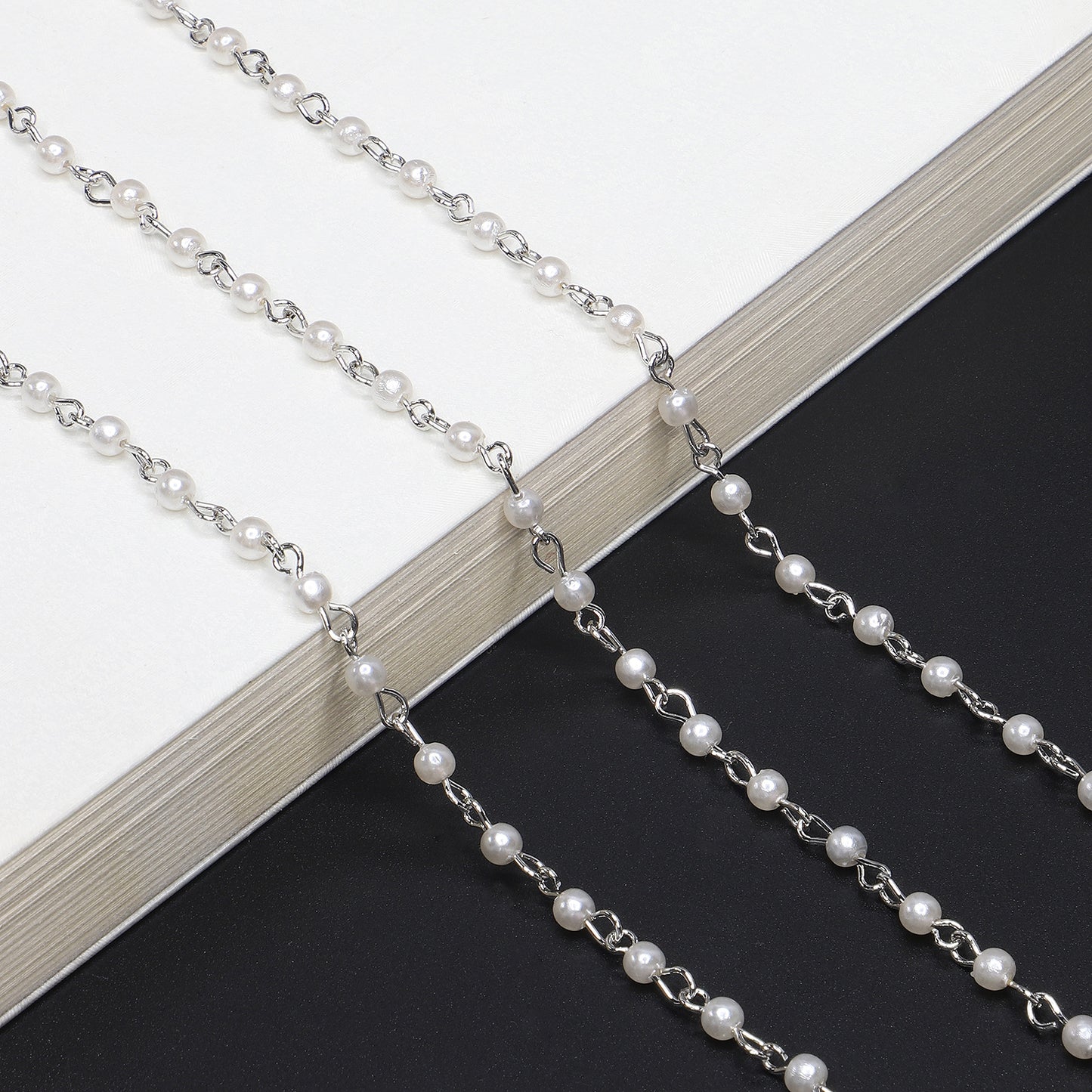 Elegante Perlen Brillen Kette Brehn