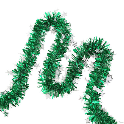 Glänzende Weihnachtsgirlande