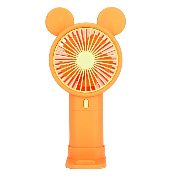 Mini wiederaufladbarer Cartoon Ventilator mit Telefonhalterbasis | Brehn