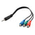 RCA zu 3,5 mm Audio-Adapterkabel Brehn