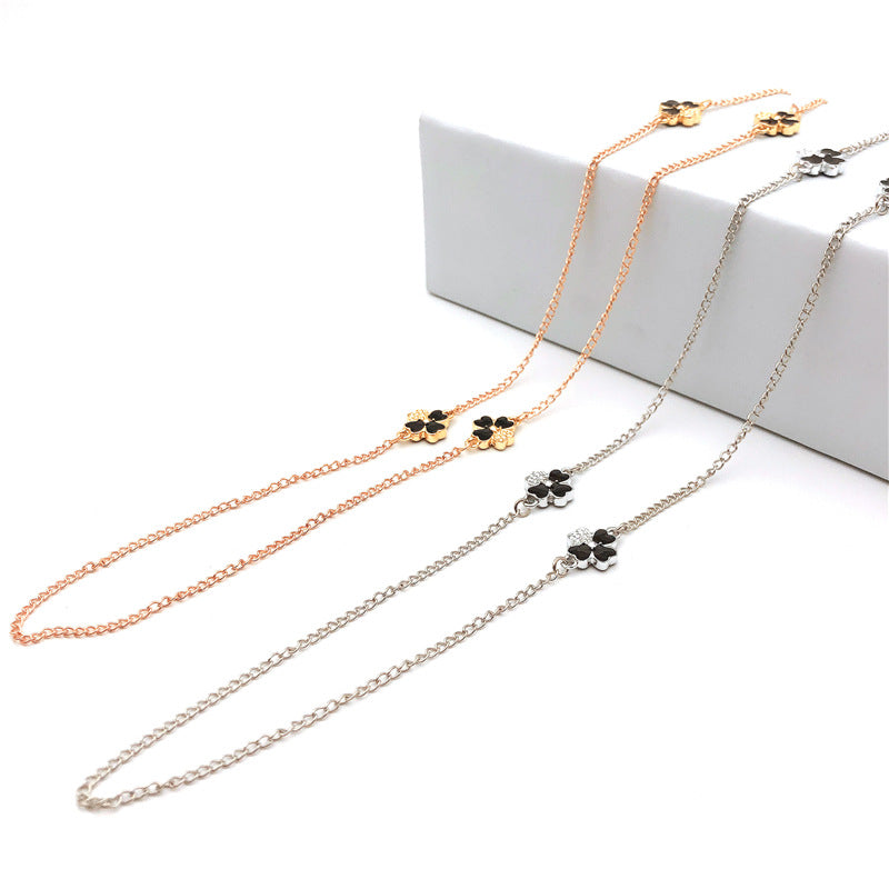 Elegante florale Charme Brillen Kette Brehn