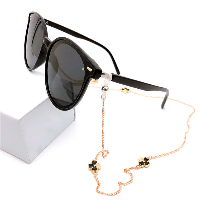 Elegante florale Charme Brillen Kette Brehn