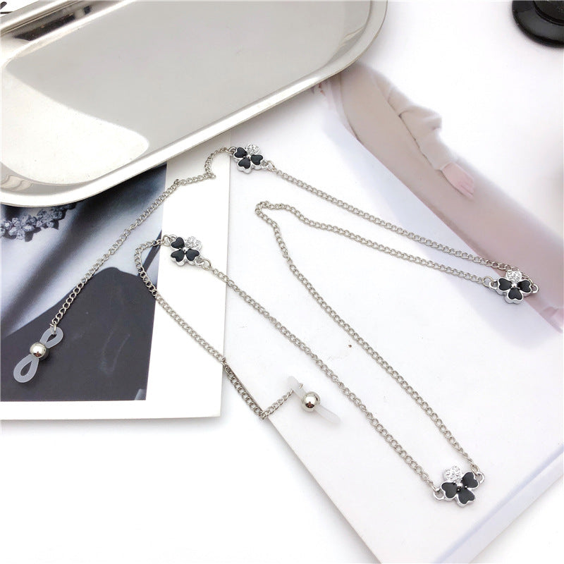 Elegante florale Charme Brillen Kette Brehn