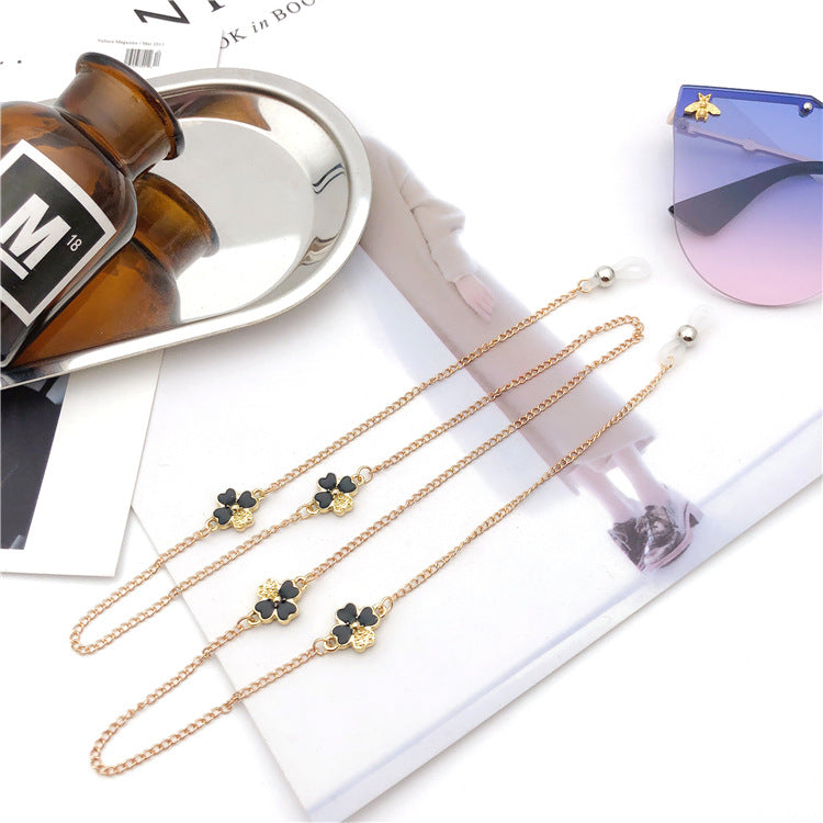 Elegante florale Charme Brillen Kette Brehn